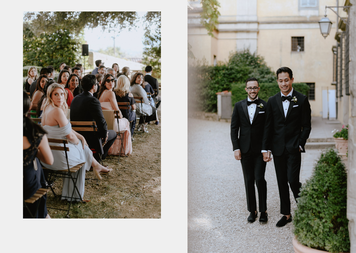 Same Sex Wedding Photographer Florence - Villa di Maiano